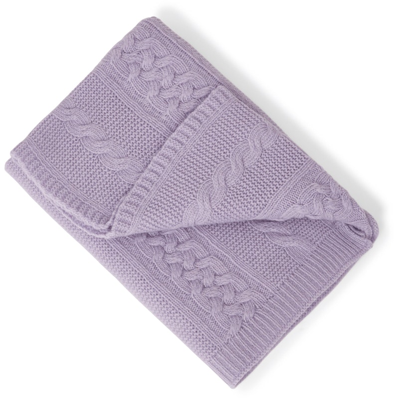 Lilac Decke Gestrickt 70x100 cm