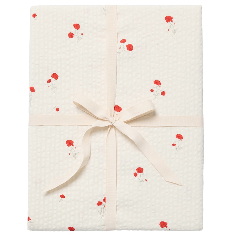 Poppy Fitted Sheet Single, 90x200 cm