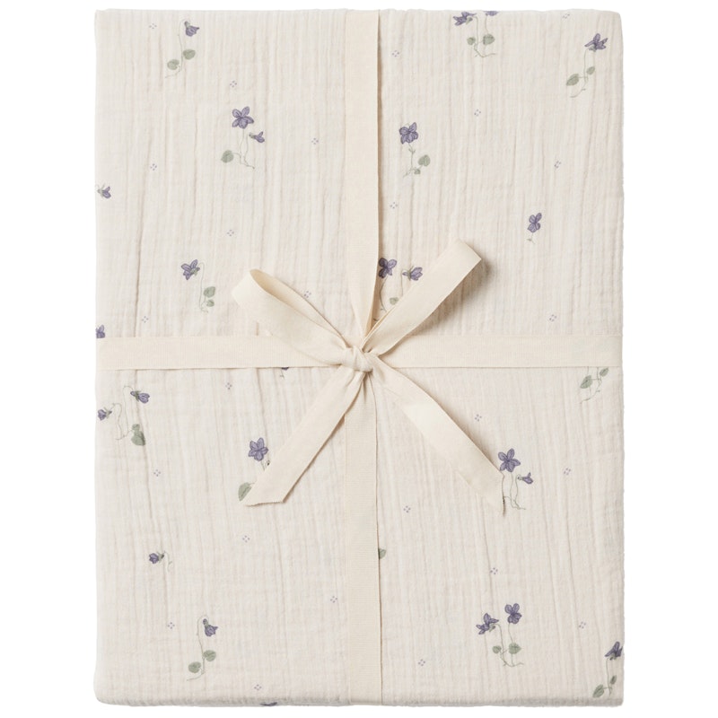 Viola Fitted Sheet Muslin, 90x200 cm