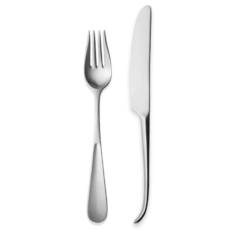 Vivianna Starter Cutlery 8 Pieces, Stainless Steel