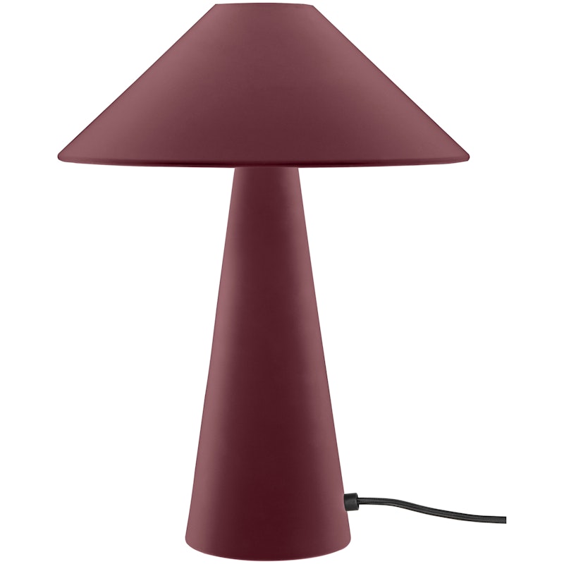 Cannes Table Lamp, Burgundy