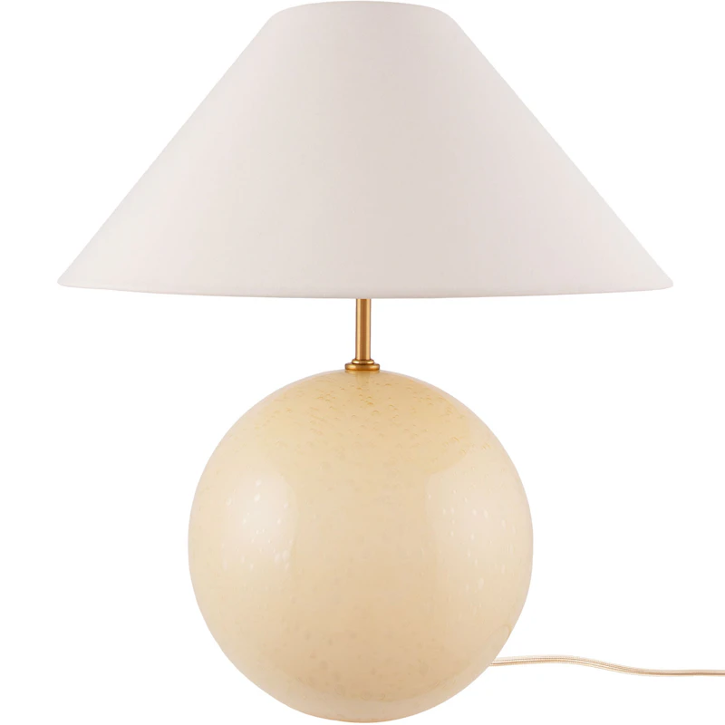 Iris 35 Table Lamp, Creme