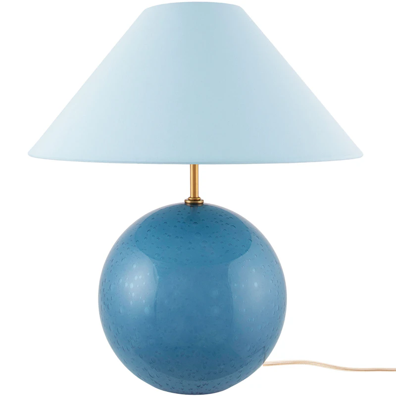 Iris 35 Table Lamp, Dove Blue