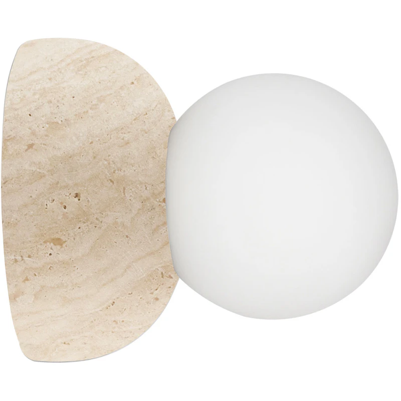 Torrano 13 Wall/Ceiling Lamp, Travertine