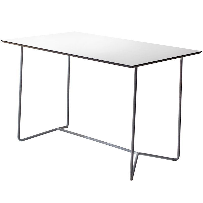High Tech Tisch 70x100 cm, Laminat / Heiß Verzinkter Stahl