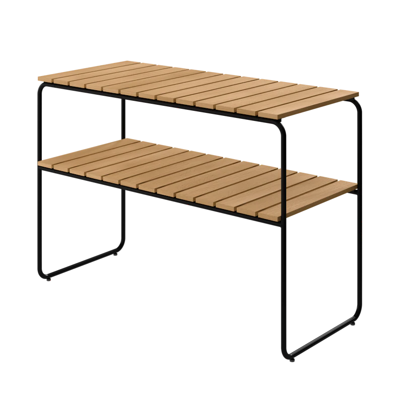 L105 Console Table, Oiled Oak / Black