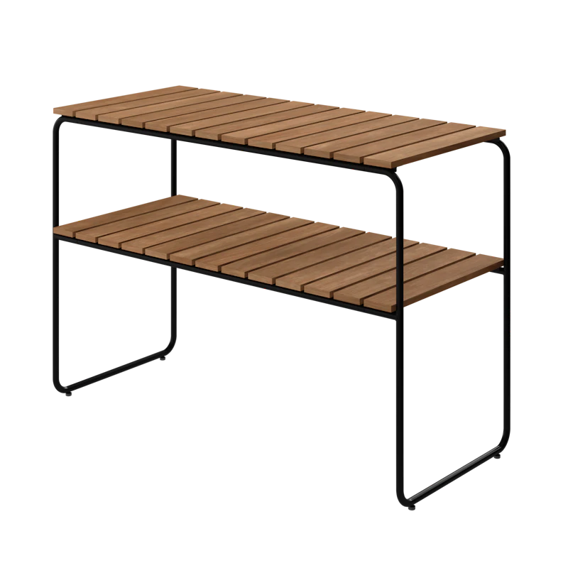 L105 Console Table, Teak / Black