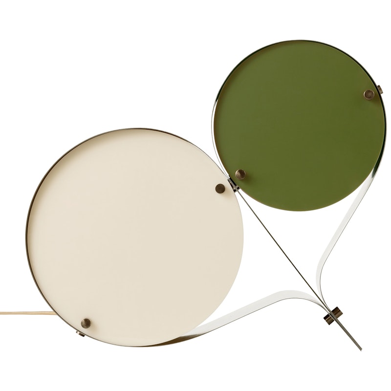 Coppia Tischlampe, Ivory / Olive