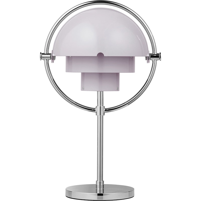 Multi-Lite Tischlampe Tragbar, Chrom / Pale Lilac