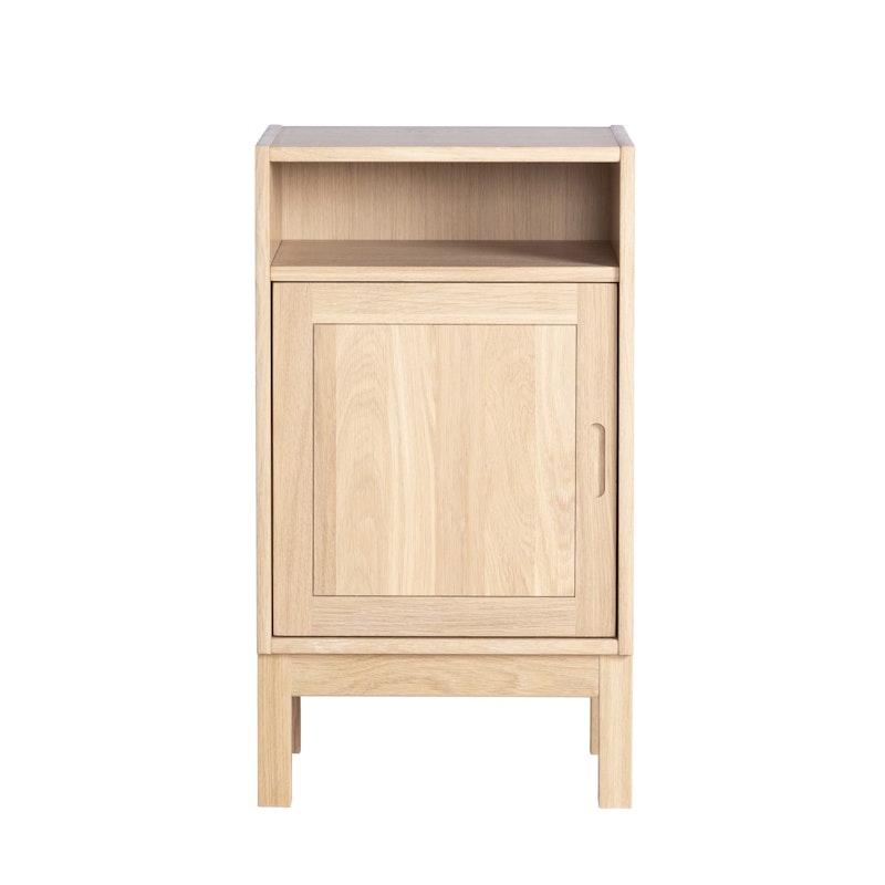 Haslev 3004 Bedside Table, White oiled Oak