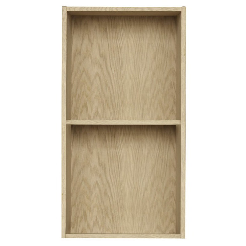 Haslev Reolen 1124 Wall Shelf, White Oiled Oak