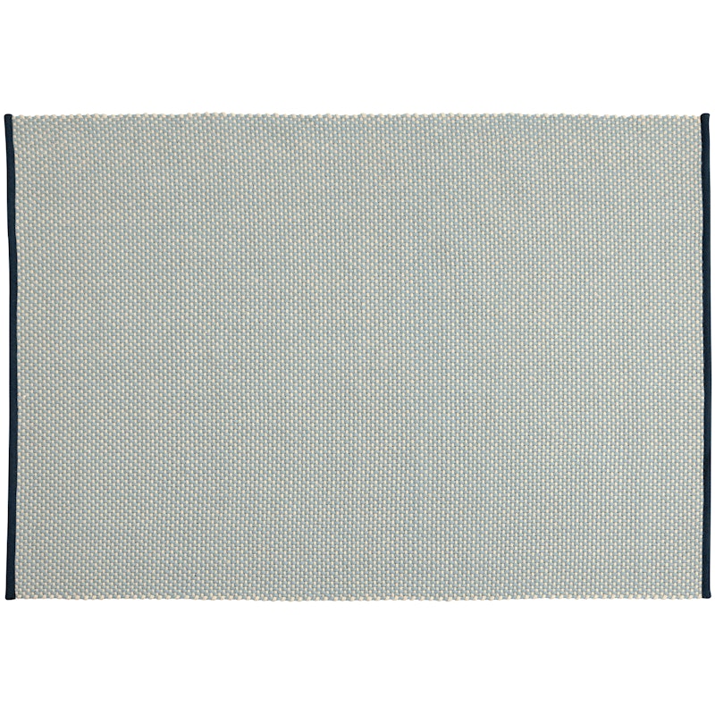 3 Colour Jute Rug 170x240 cm, Soft Turquoise