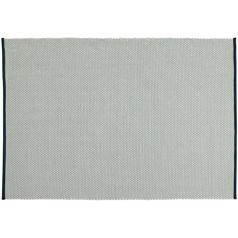 3 Colour Jute Rug 200x300 cm, Soft Turquoise