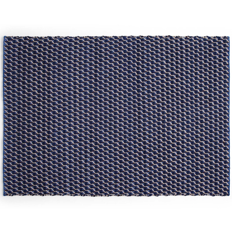 Channel Teppich Blau/Weiß, 140x200 cm