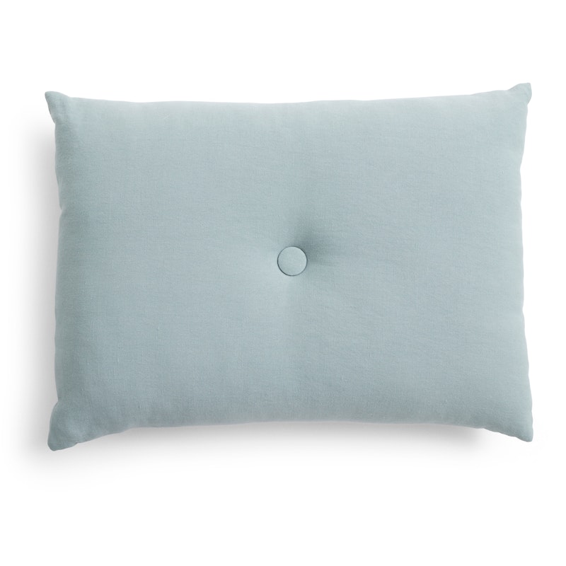 Dot Cushion Linen 45x60 cm, Pigeon Blue