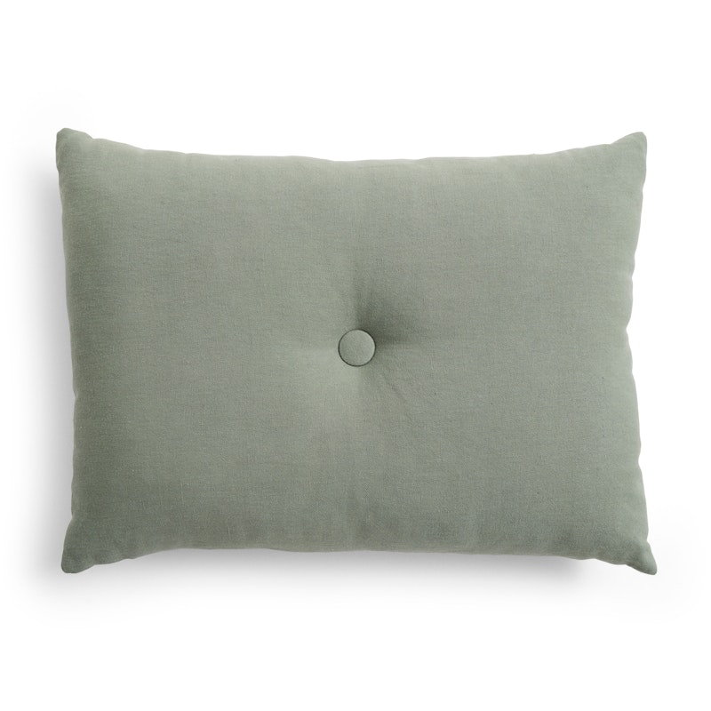 Dot Cushion Linen 45x60 cm, Pine Green