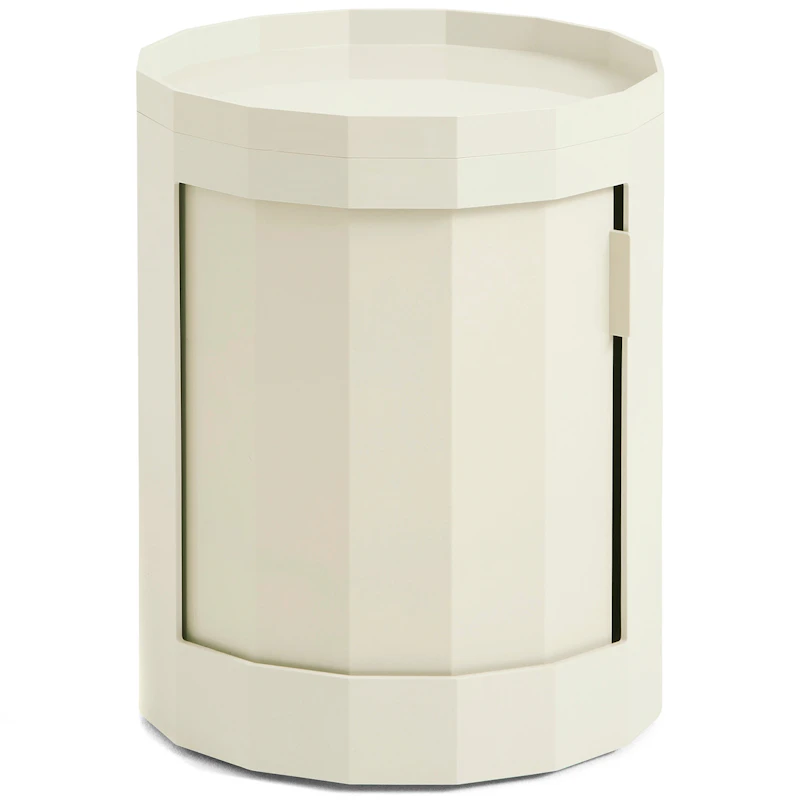 Facet Cabinet Low, Eggshell