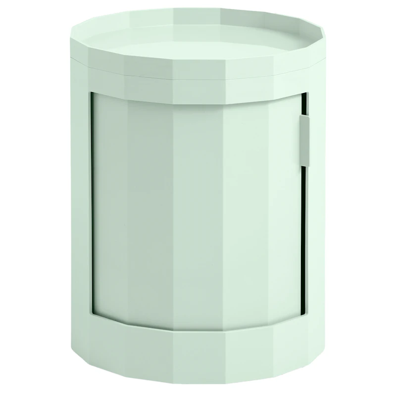 Facet Cabinet Low, Soft Mint