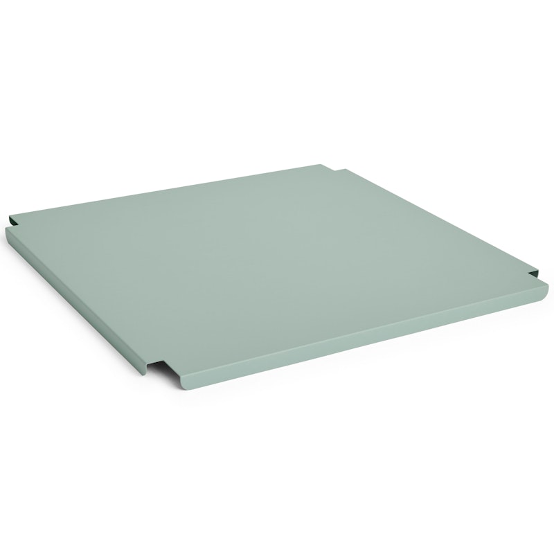 Colour Crate Metal Large Square Lid, Sage Green