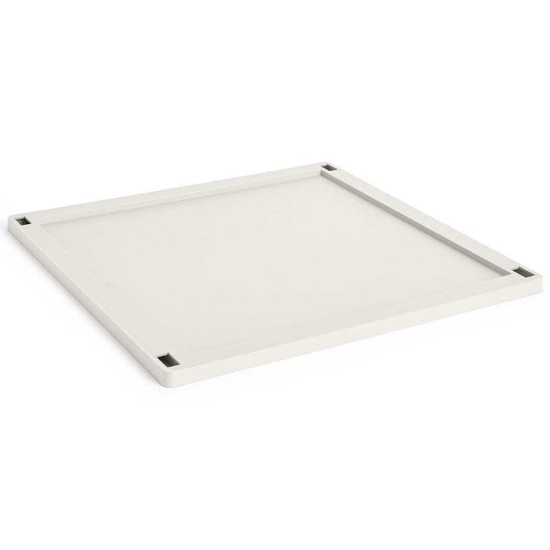 Colour Crate Plastic Medium Square / Cube Lid, Off-white