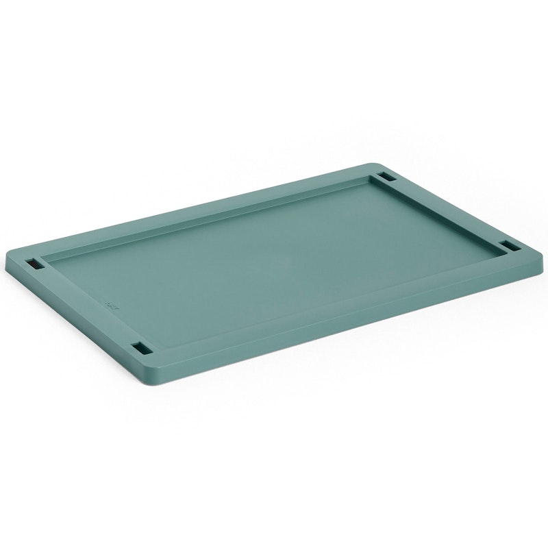 Colour Crate Plastic Small Lid, Dark Green