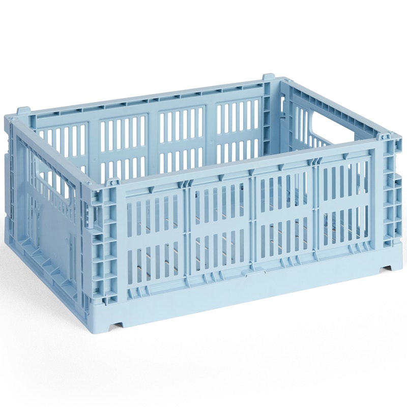 Colour Crate Medium Storage, Soft Blue