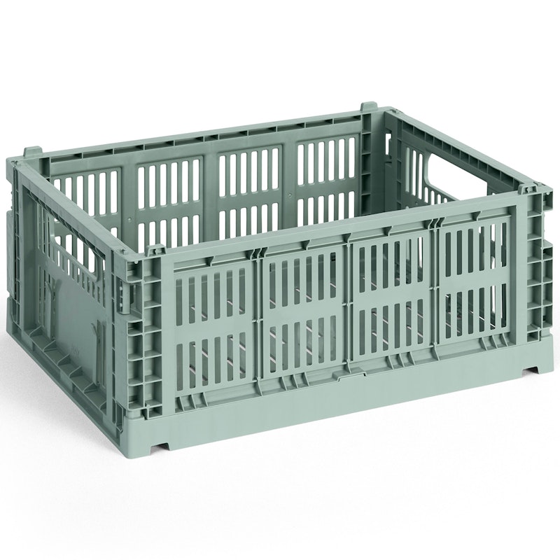 Colour Crate Medium Storage, Sage Green