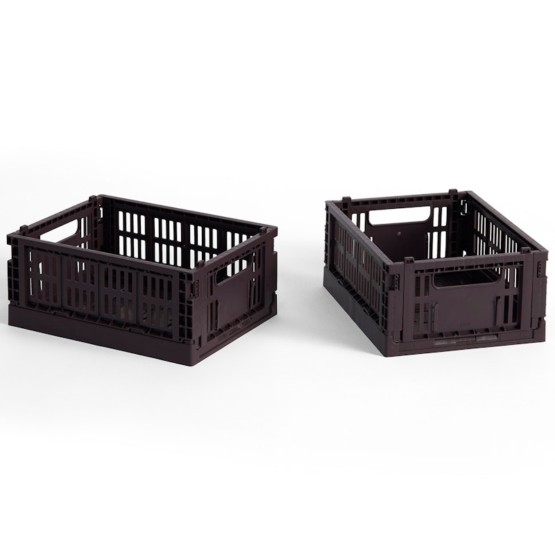 Colour Crate Mini Storage 2-pack, Bordeaux