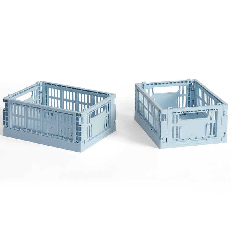Colour Crate Mini Storage 2-pack, Soft Blue