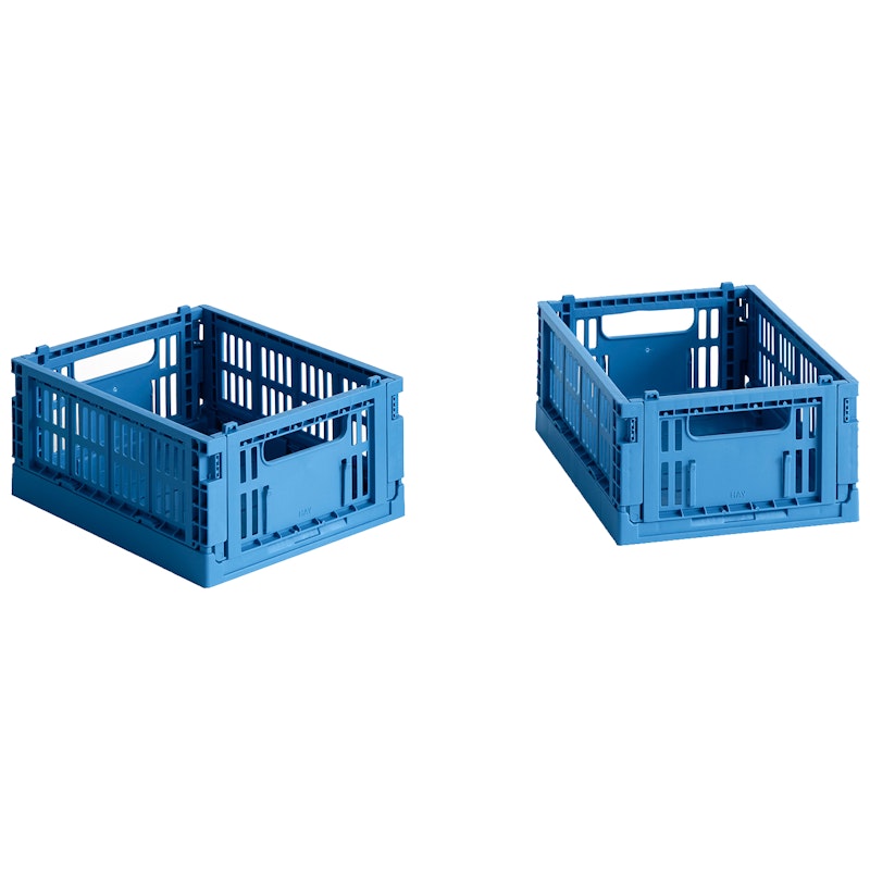 Colour Crate Mini Set of 2 Blush Aufbewahrungsboxen Mini 2-er Set, Electric Blue