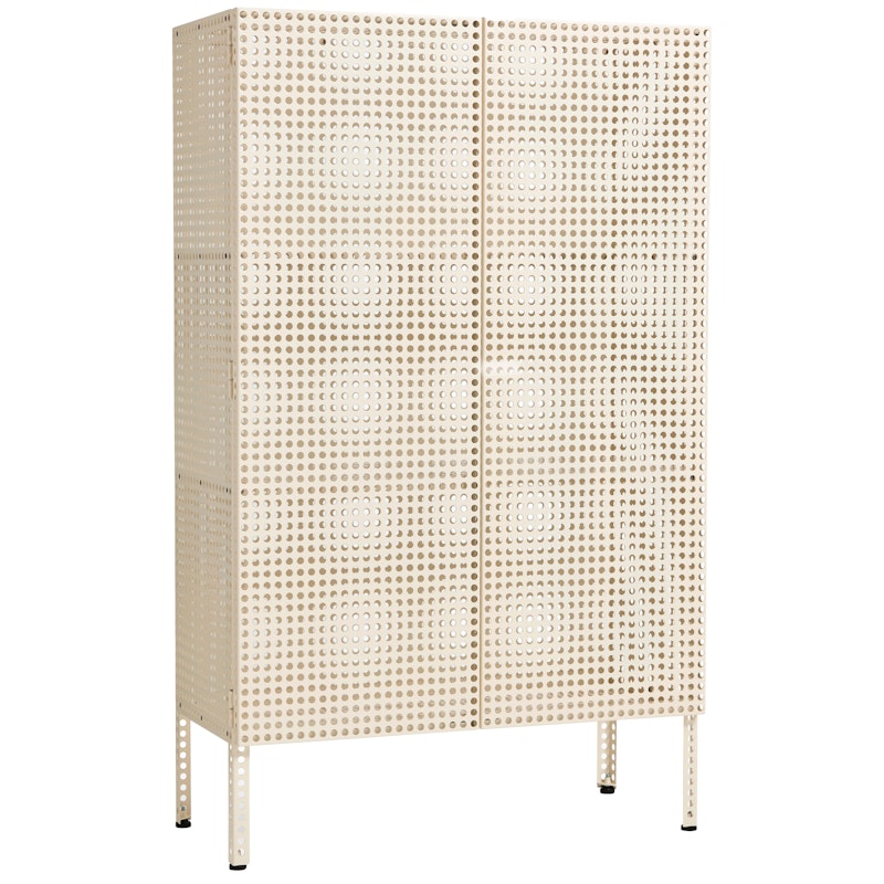 Perforated Cabinet Large, Eggshell