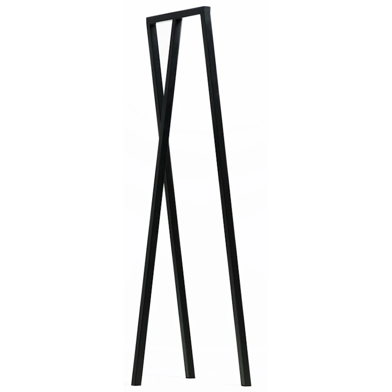 Loop Stand Hall Coat Hanger, Black