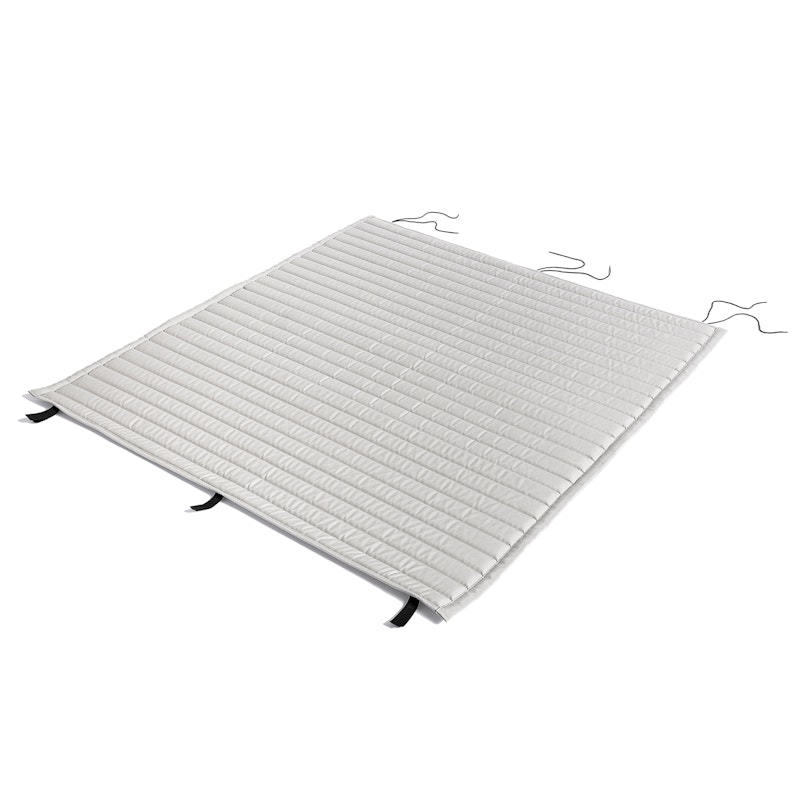 Palissade Cushion Quilted Lounge Sofa, Sky Grey