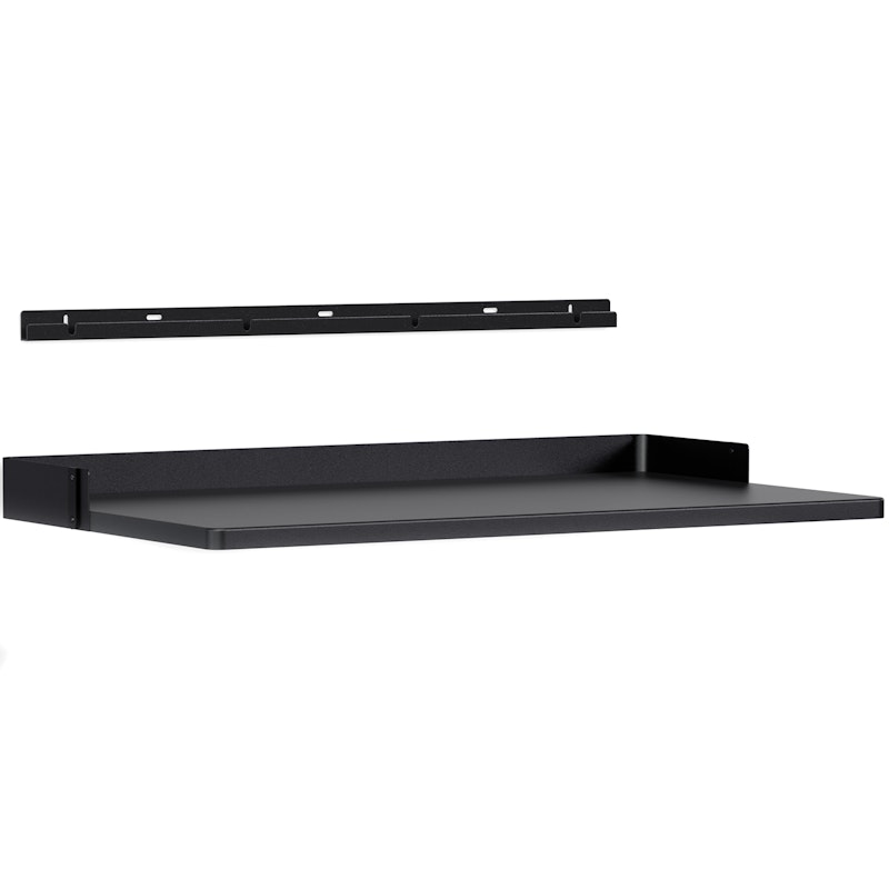 Pier System Schreibtisch mit Wandhalterung, Ps Black