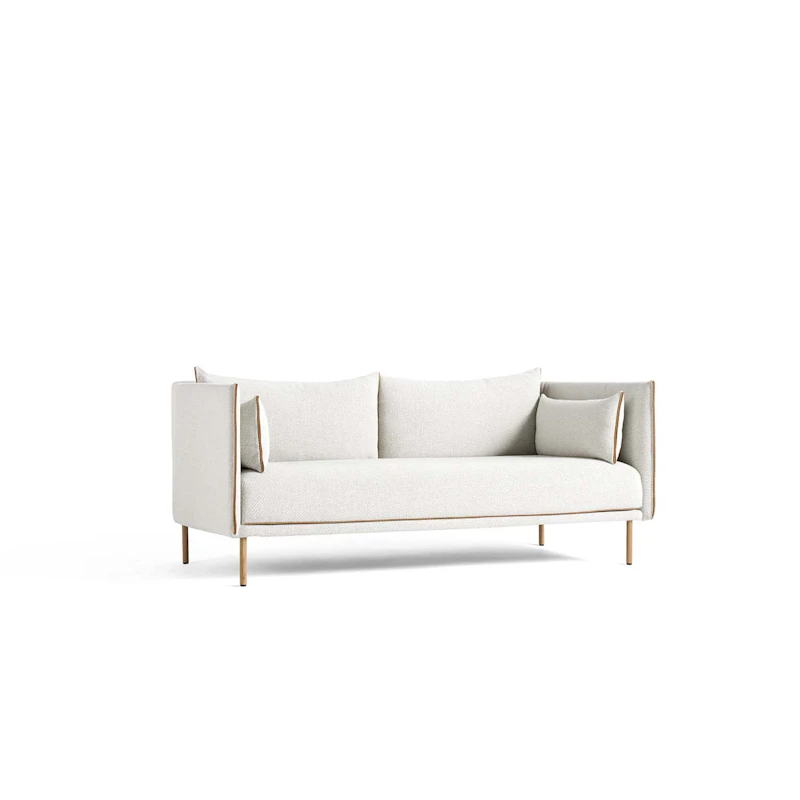 Silhouette 2-Seater Sofa, Oiled Oak / Coda 100