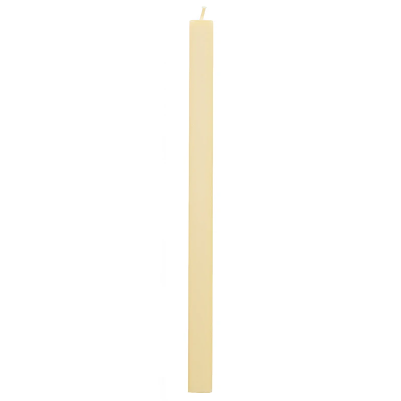 Square Candle, Lime Beige