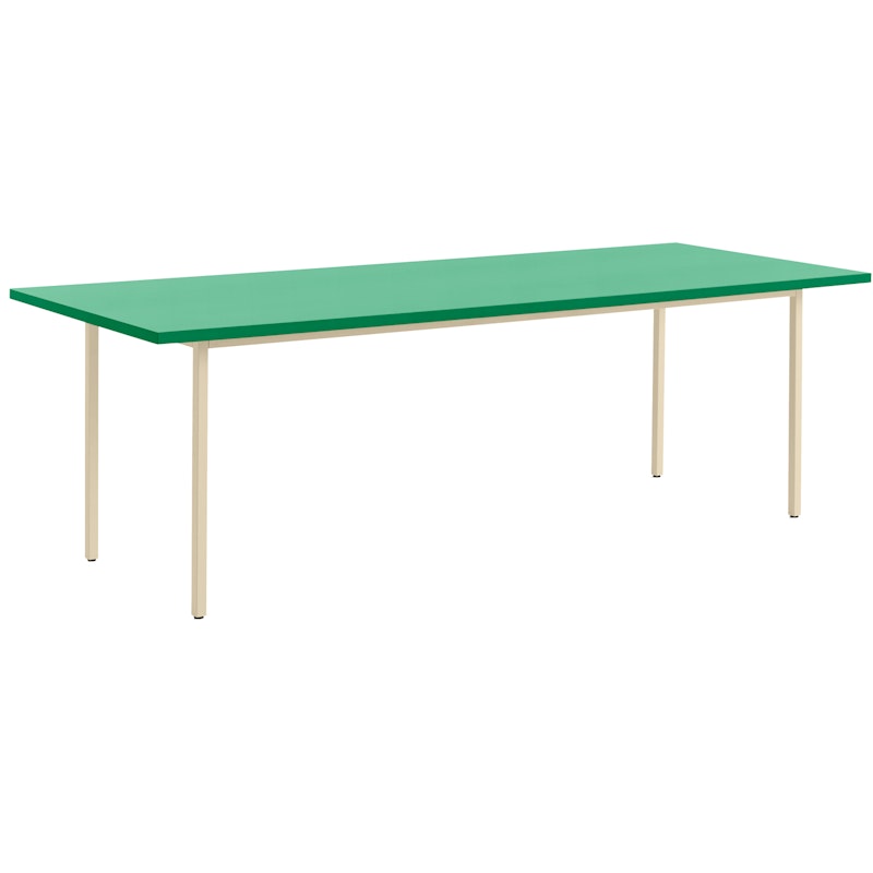 TwoColour Tisch 240x90 cm, Ivory / Green Mint