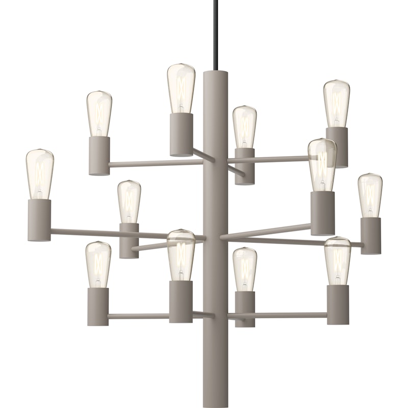 Manola 12 Kronleuchter Dimmbar LED, Beige