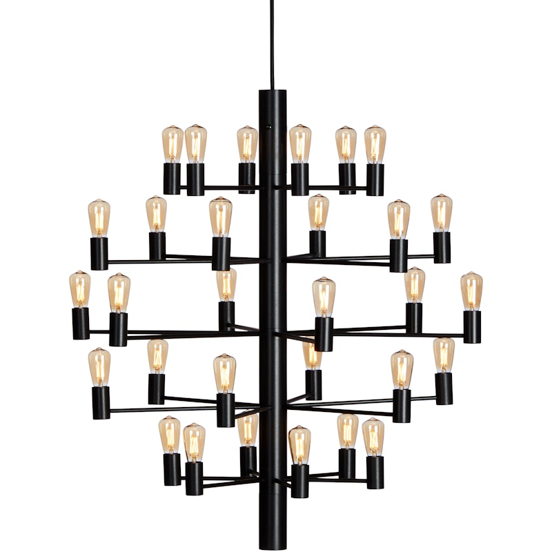 Manola 30 Chandelier Dimmable LED, Black
