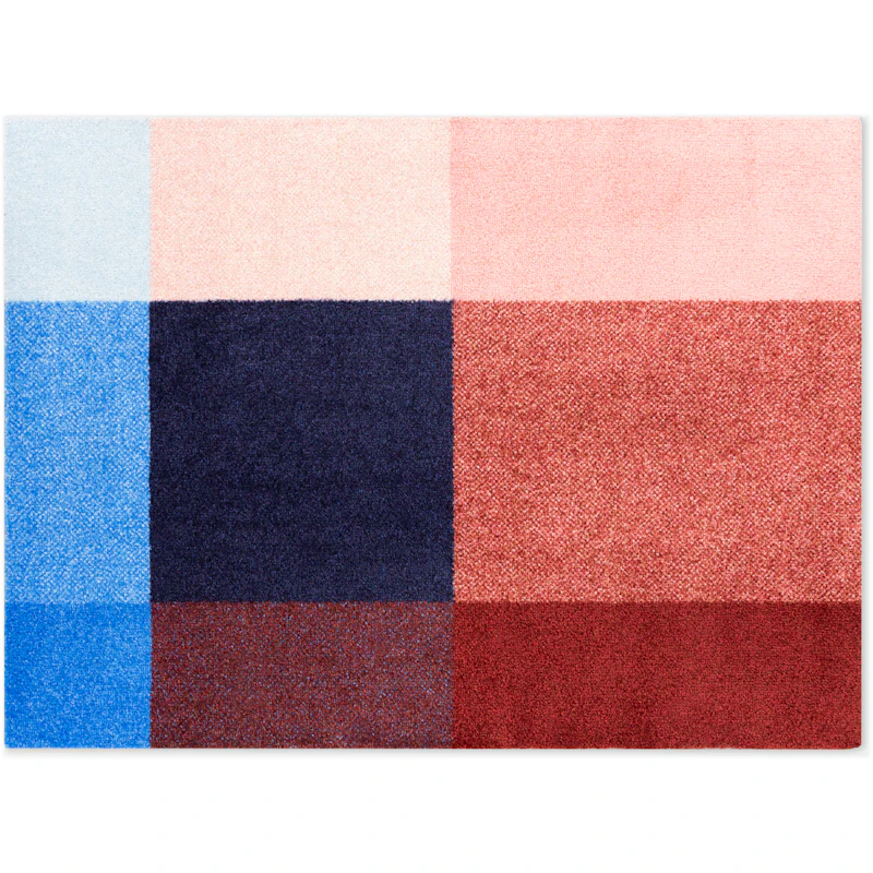 Mix Door Mat 85x115 cm, Berry