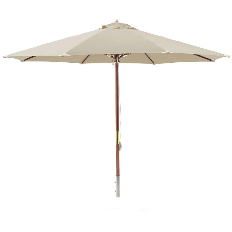 Parasol Luxurious Wood 330 cm, Beige