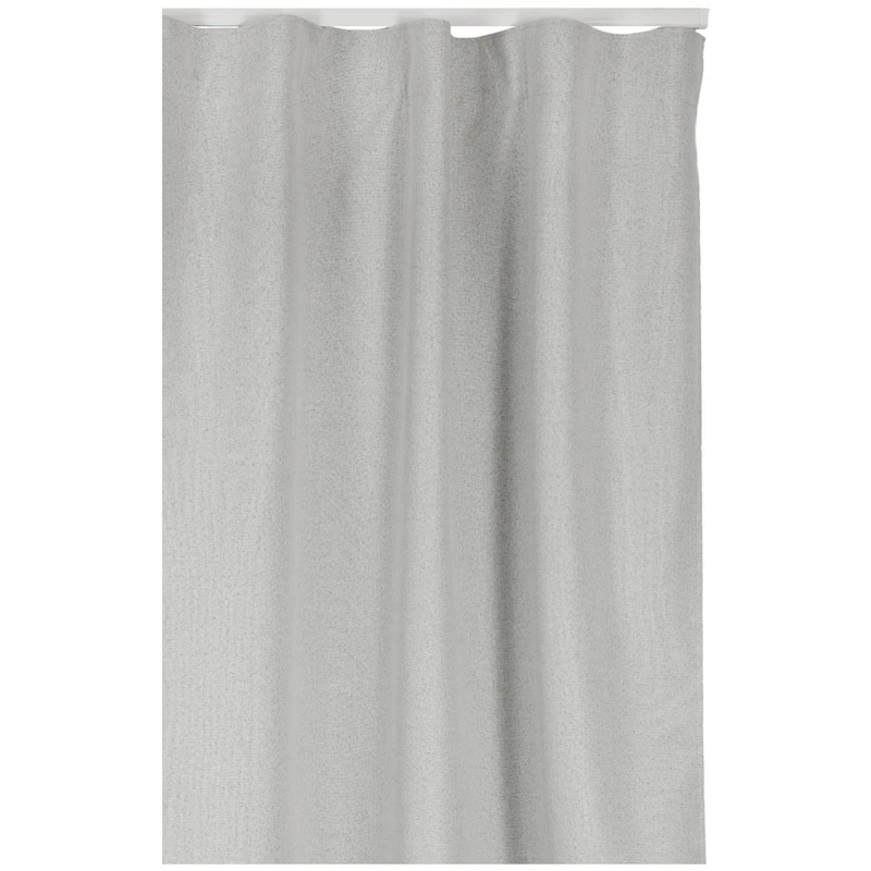 Nightfall Blackout Curtain With Heading Tape 135x250 cm, Light Grey