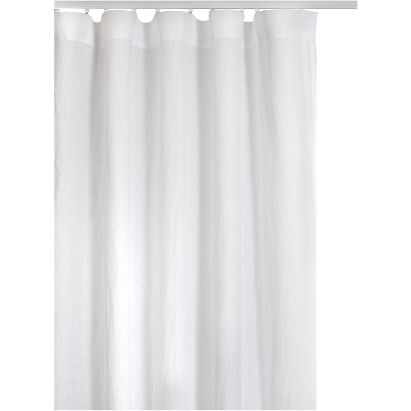 Twilight Vorhang mit Kräuselband 250x280 cm, Weiß