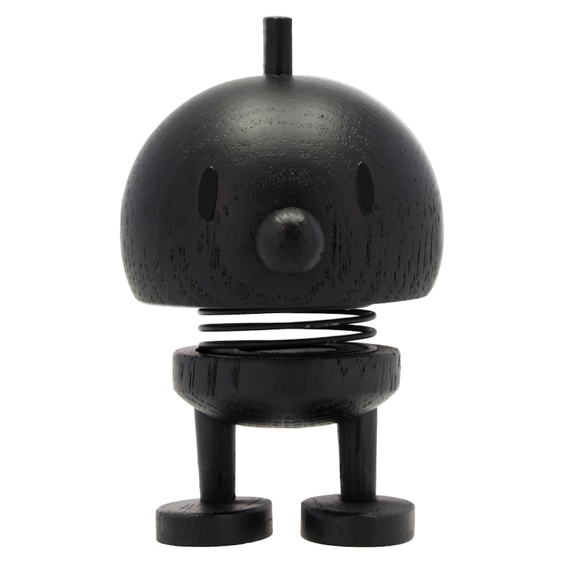 Hoptimist Bumble Figur S, Schwarz Gebeizte Eiche