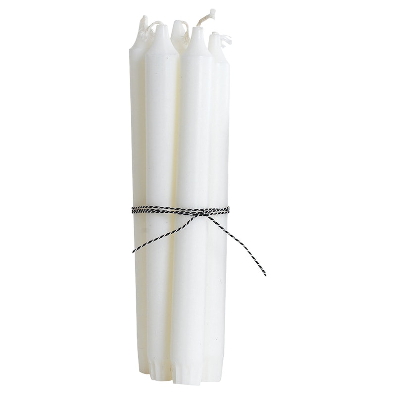 Candle 24 Cm, white