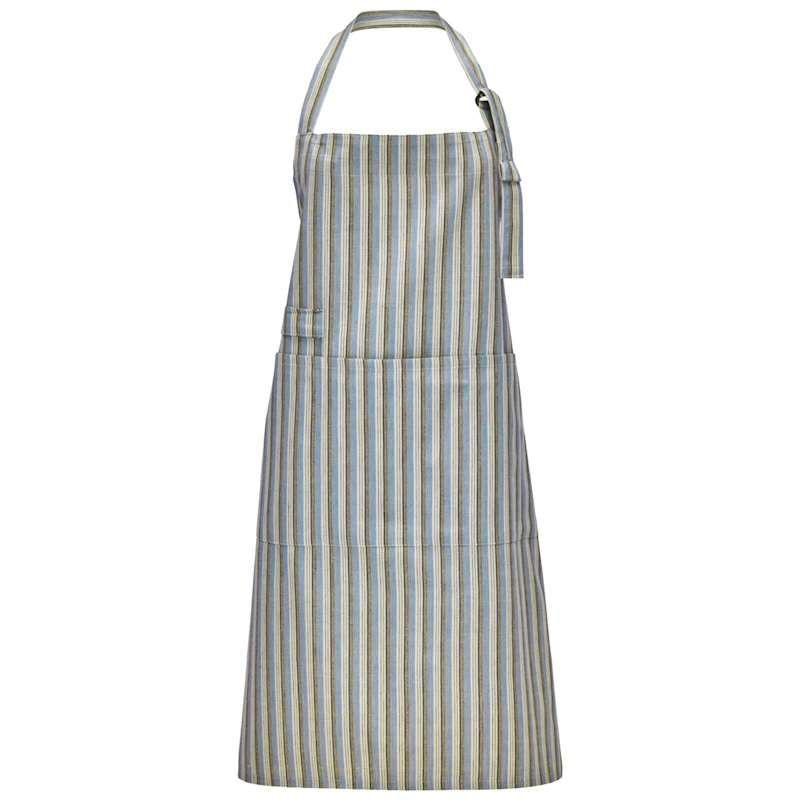 Cook Apron, Sand/Blue