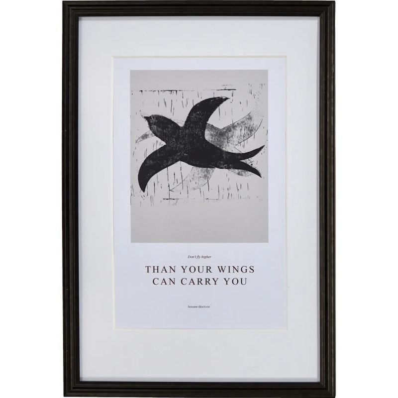 HDFly Painting 40x60 cm, Black