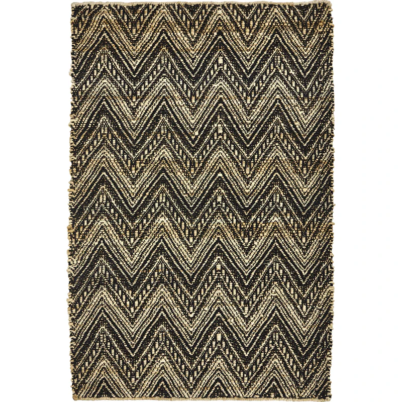 HDMonta Rug 83x130 cm, Black / Natural
