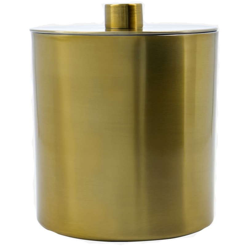 Kett Ice Bucket, Antique Brass