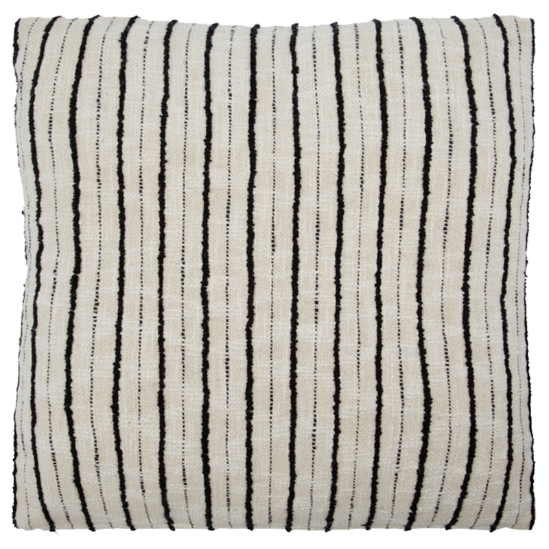 Lines Cushion Cover 50x50 cm, Black/White